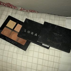 USED CONTOUR PALETTES! ANASTASIA AND LORAC